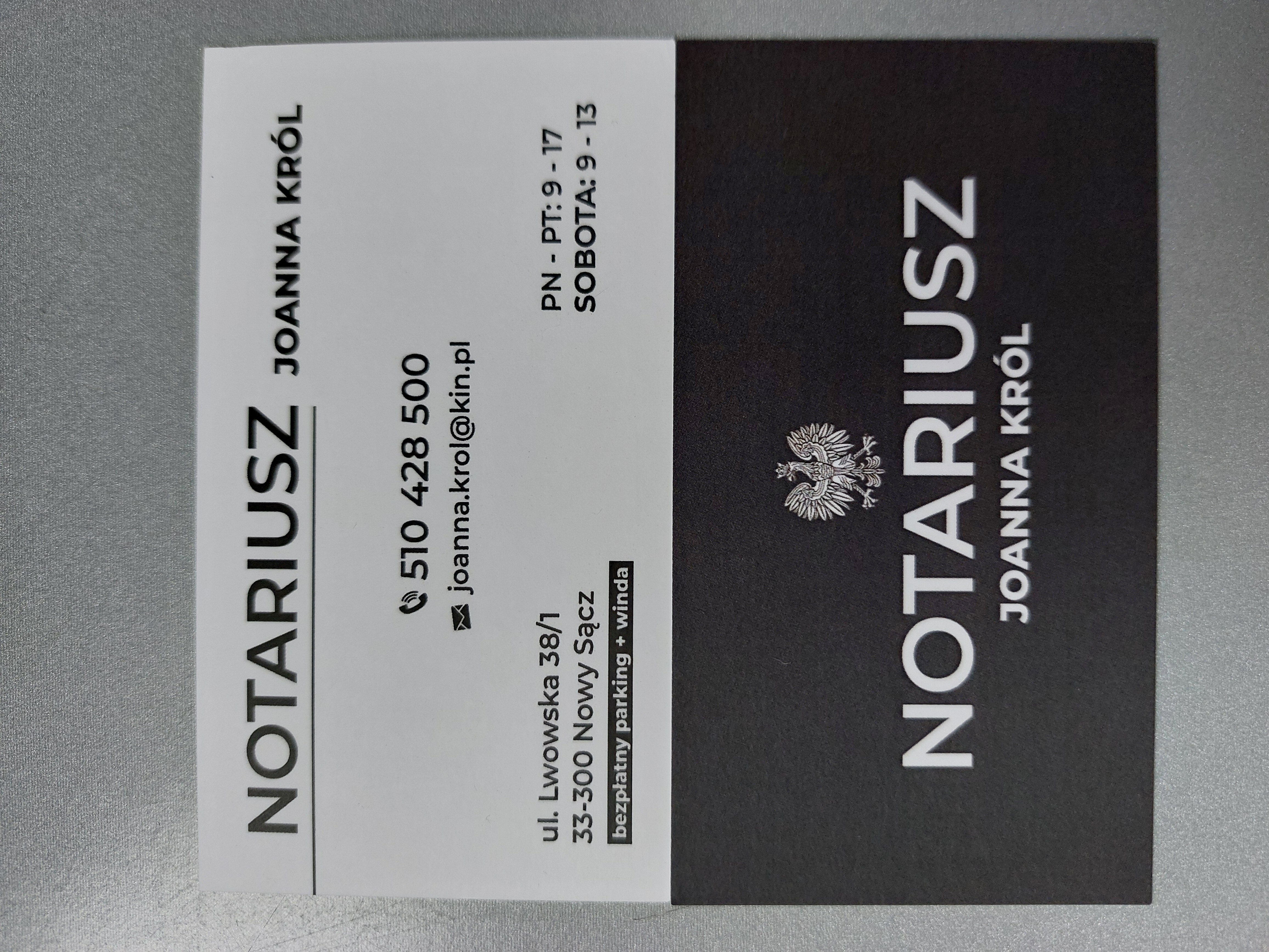 Budynek kancelarii notarialnej Joanna Król w Nowym Sączu przy ul. Lwowskiej 38/1